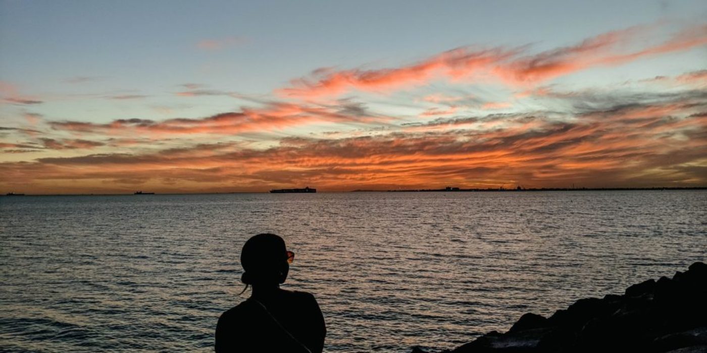 Sunset in Melbourne, Australia