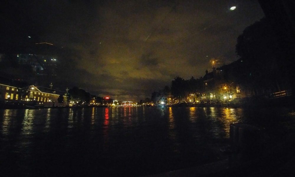 Night cruise in Amsterdam