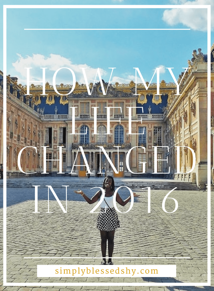 How my life changed in 2016