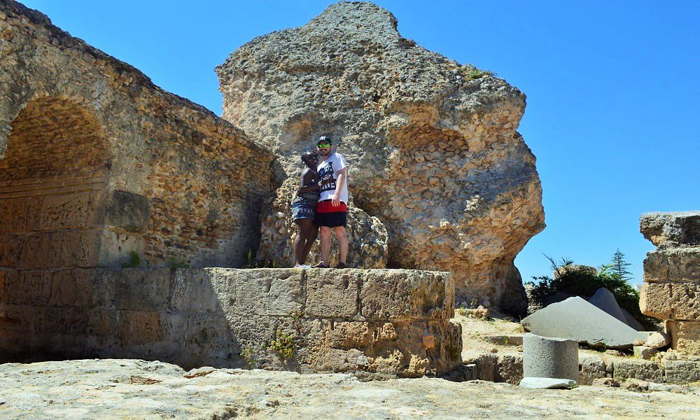 Exploring the ruins in Tunis, Tunisia