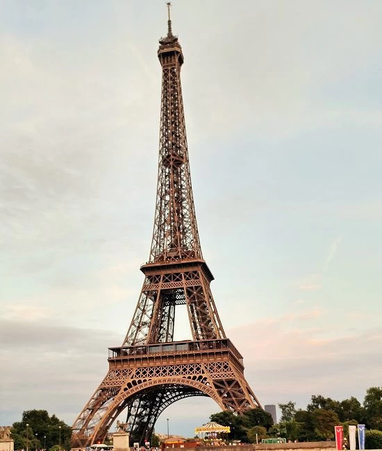 The Eiffel tower in Paris