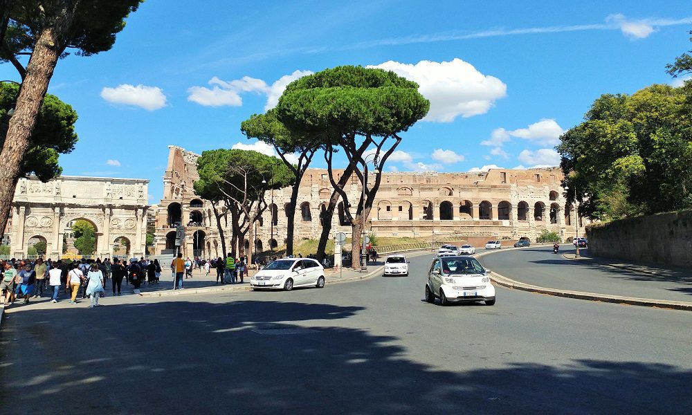 The Colosseum and The Arch of Constantine