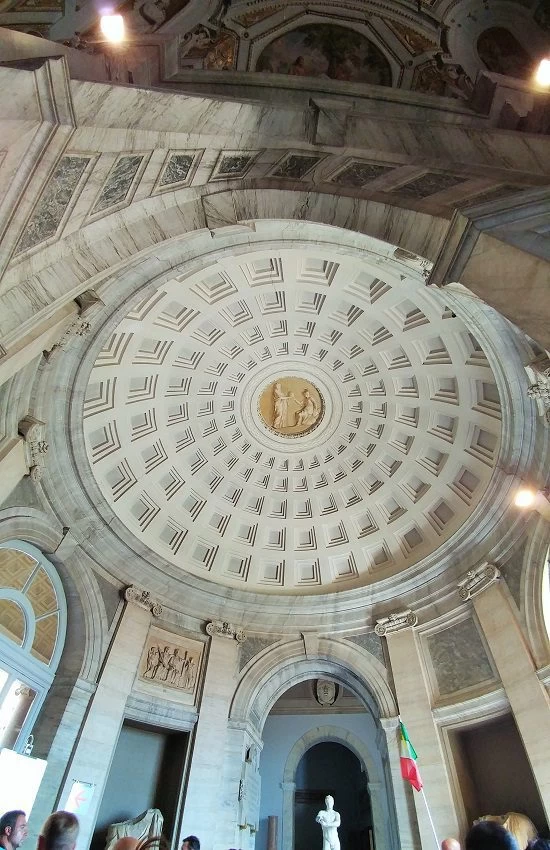 Beautiful ceilings at the Vatican Museum