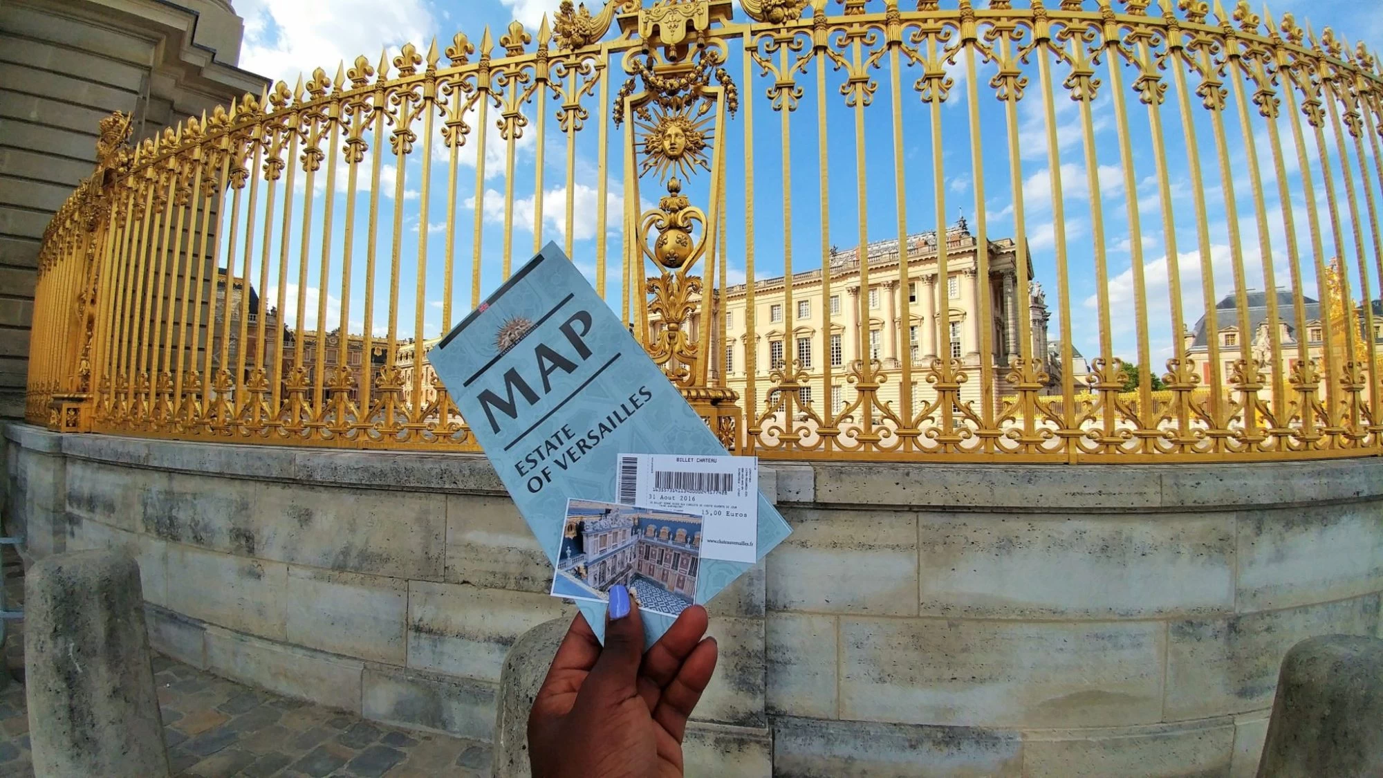 Tickets for the Chateau de Versailles