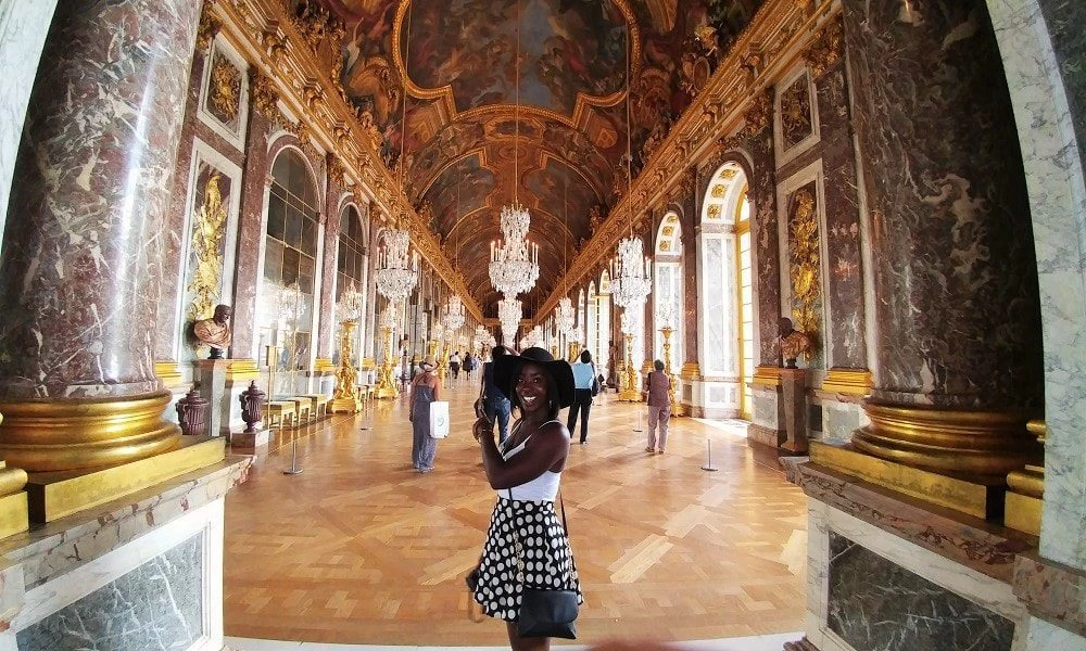 Shylo at the Chateau de Versailles