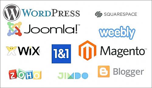Different Blogging Platform logos