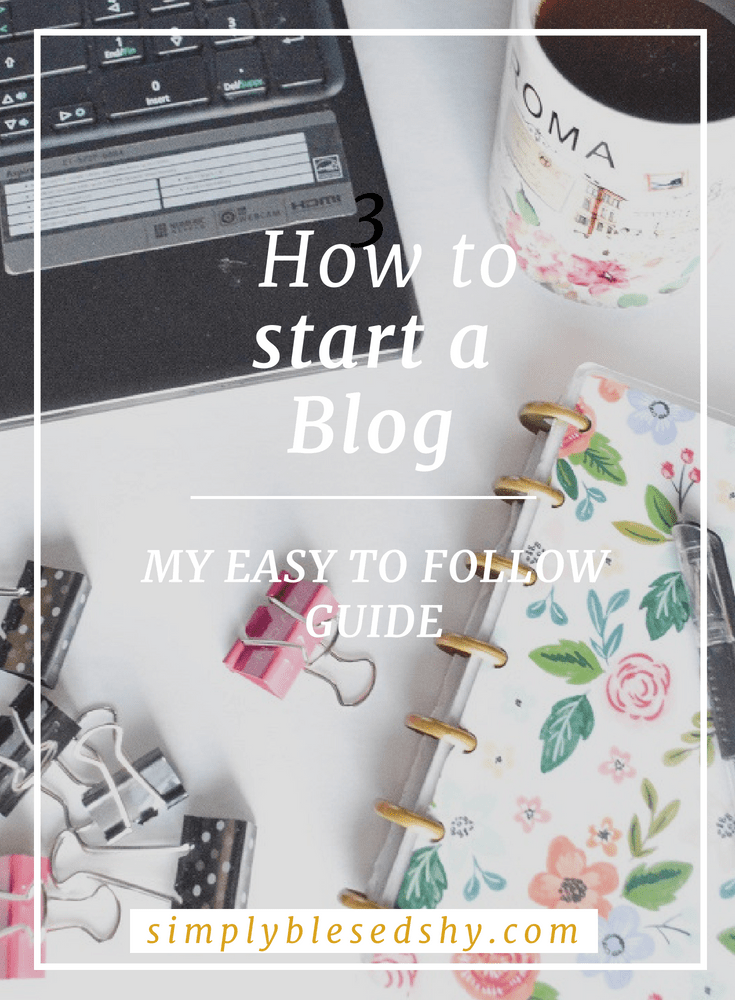 An easy guide on how to start a blog