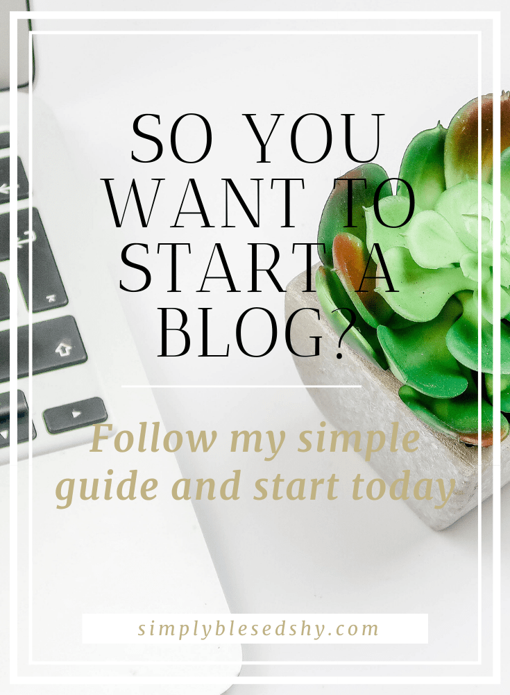 An easy step by step guide on how to start a blog