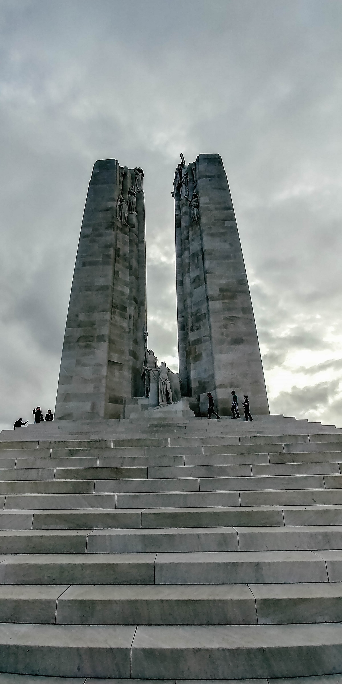 Vimy Ridge Canadian memorial in France