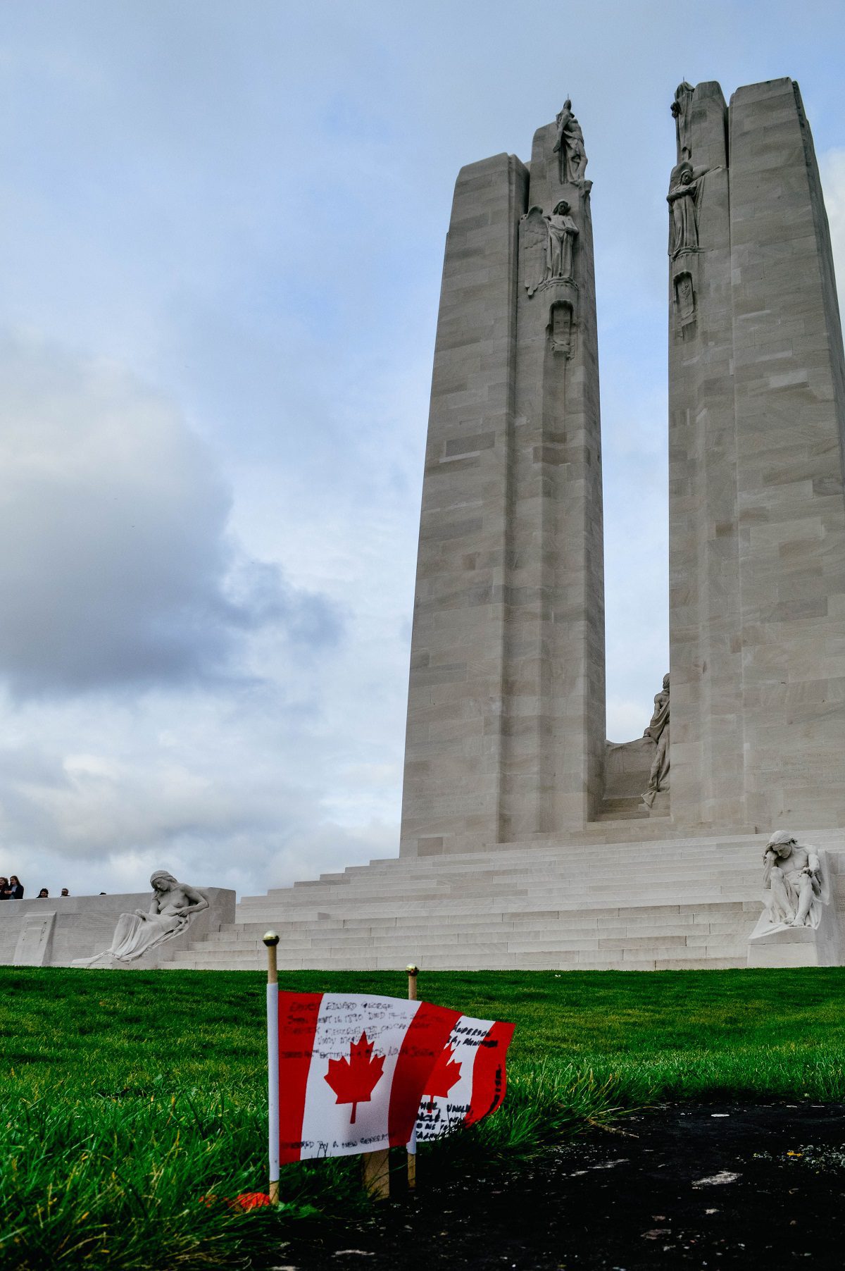 Vimy Ridge Canadian memorial in France