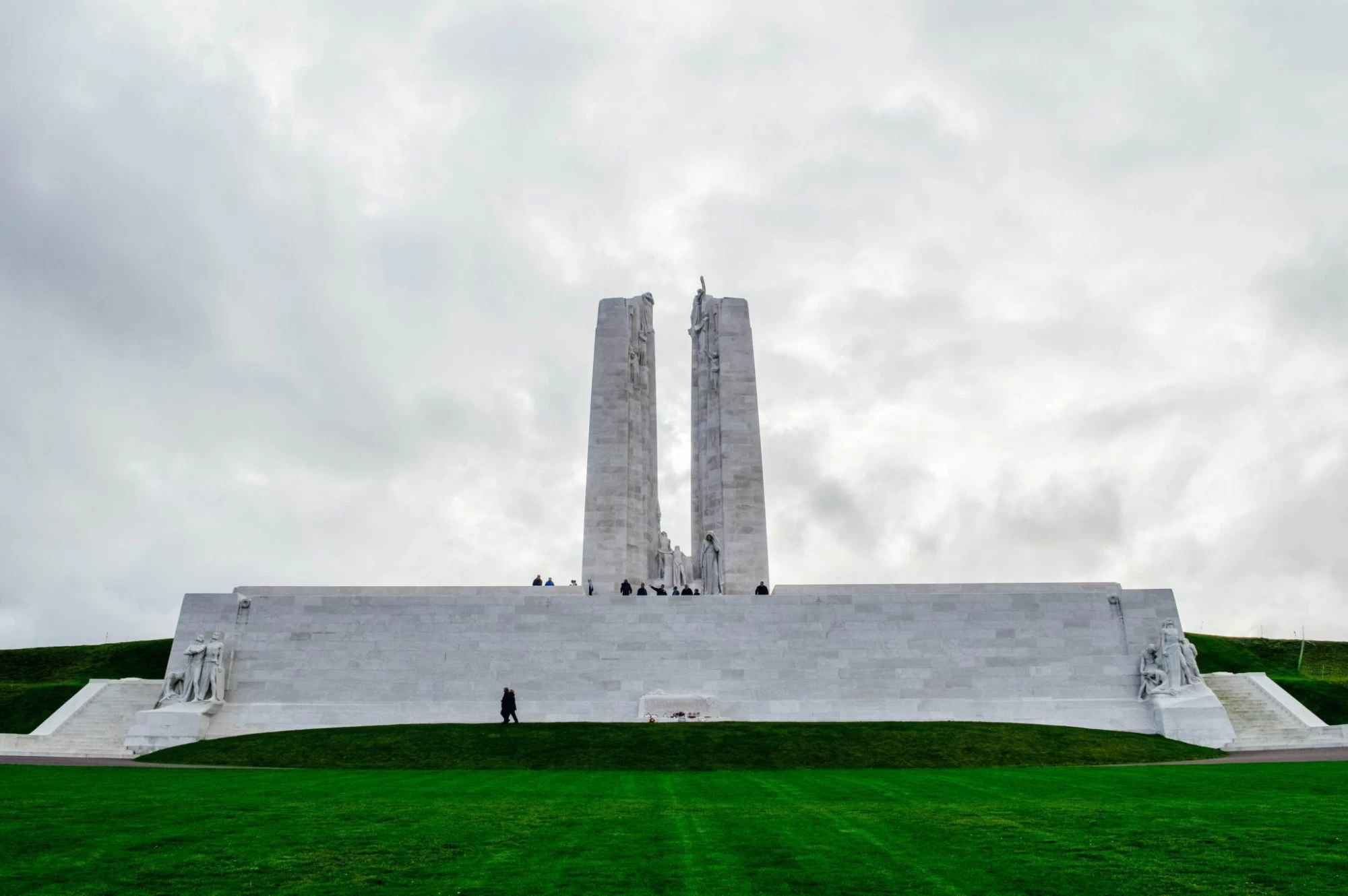 Vimy Ridge Canadian memorial in France