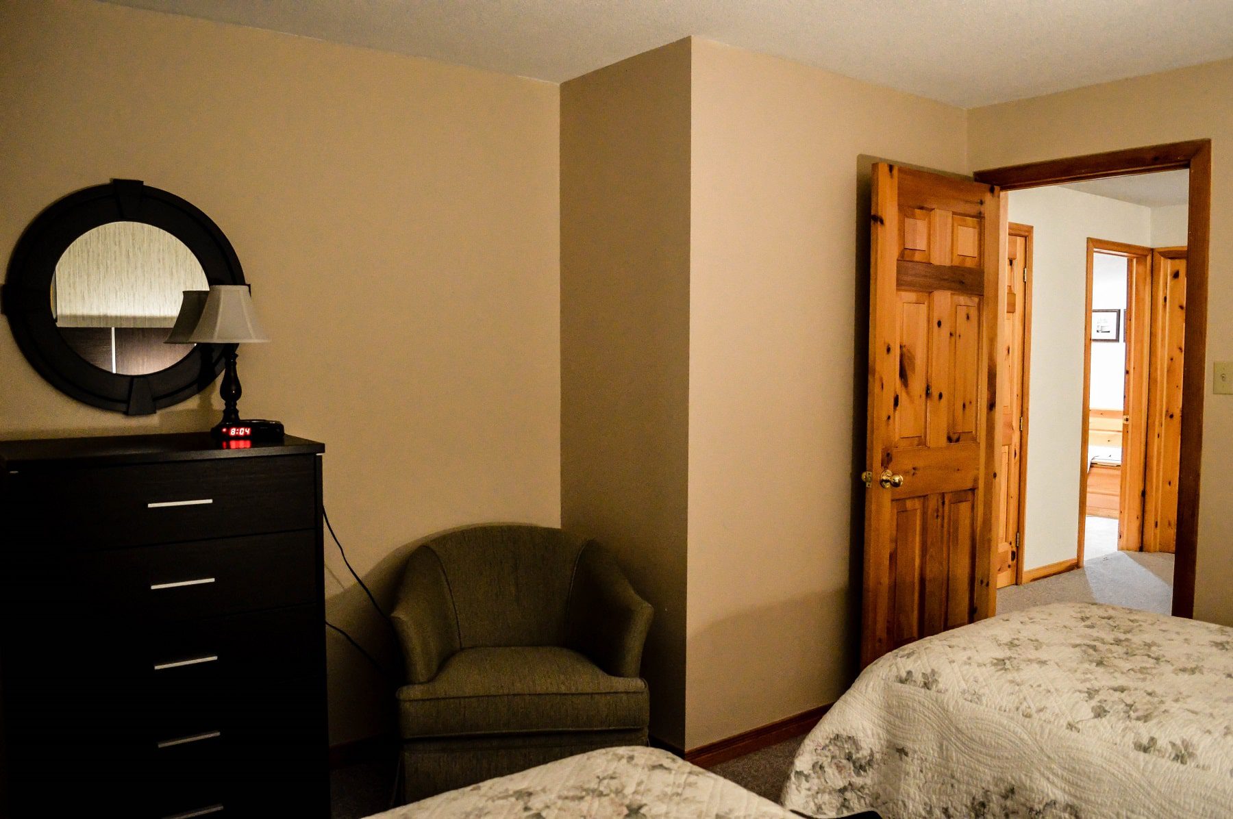 The second bedroom in the villa