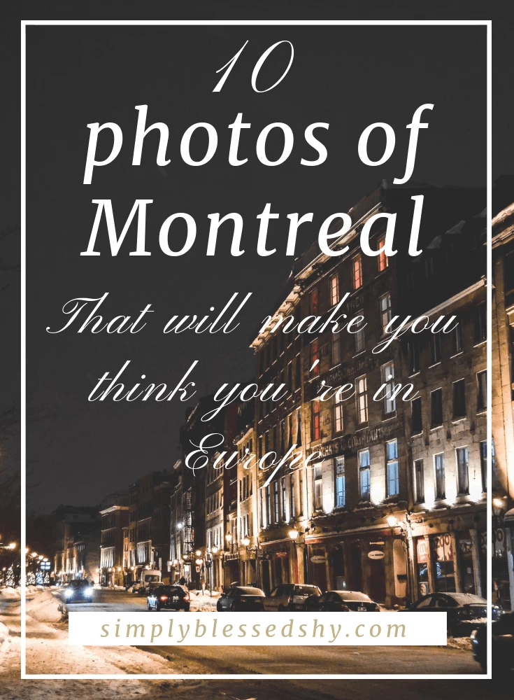 10 photos of montreal