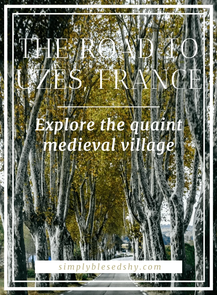 Exploring the medieval village of Uzes
