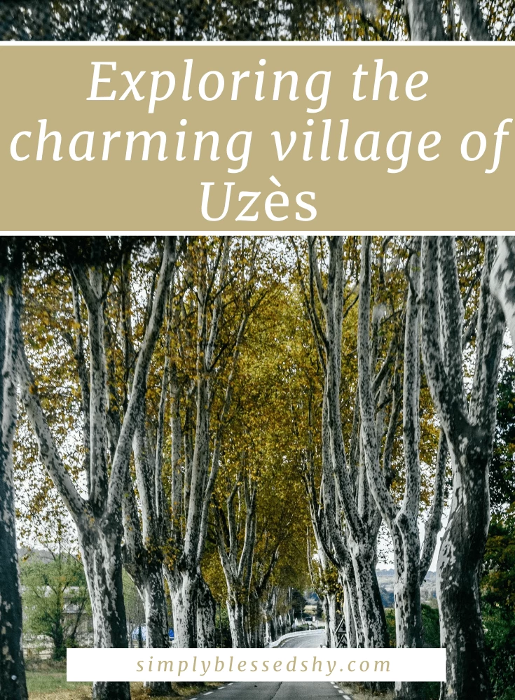 Exploring the medieval village of Uzes