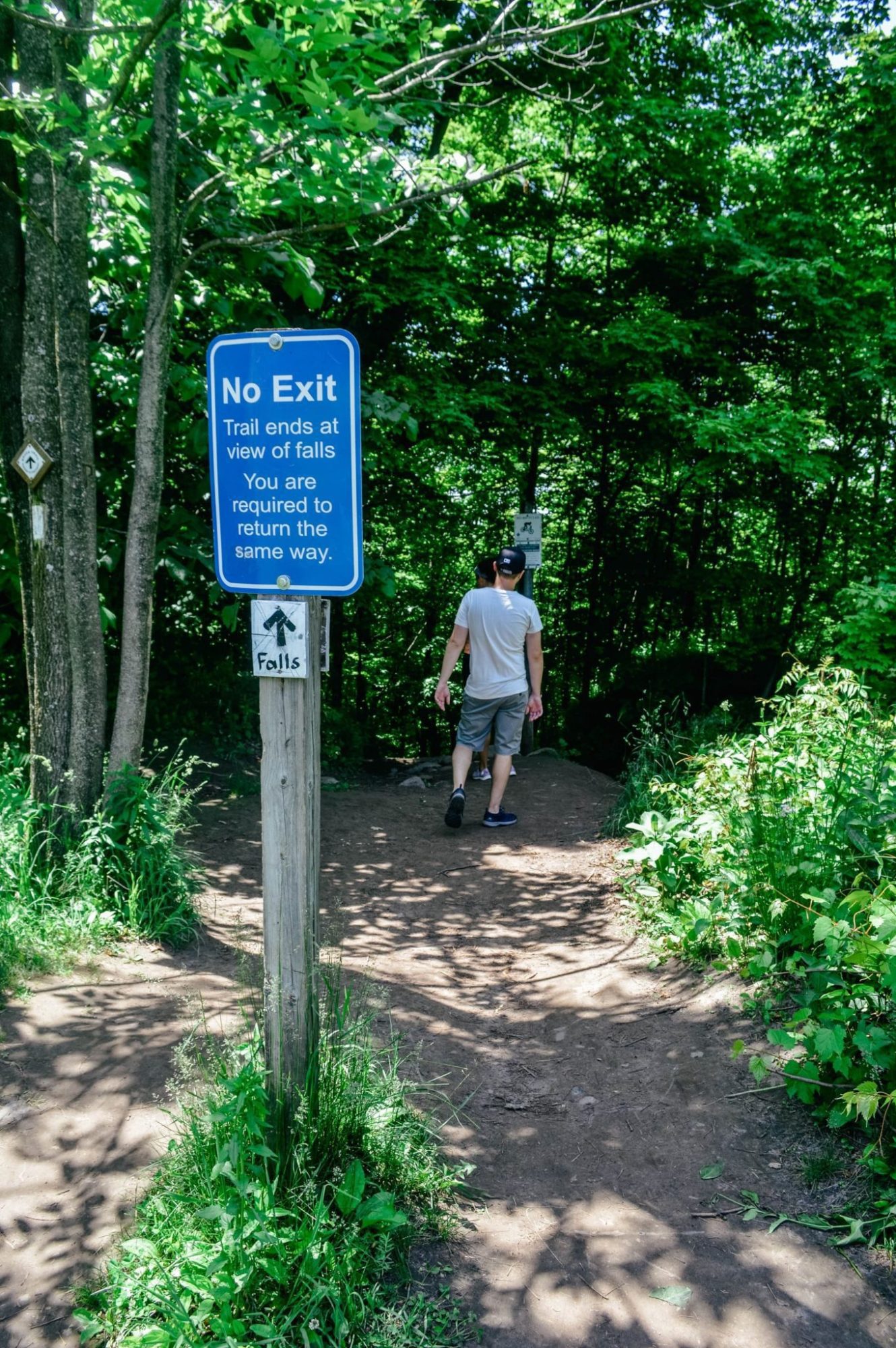 Forks Credit Provincial Park Signage on the trail