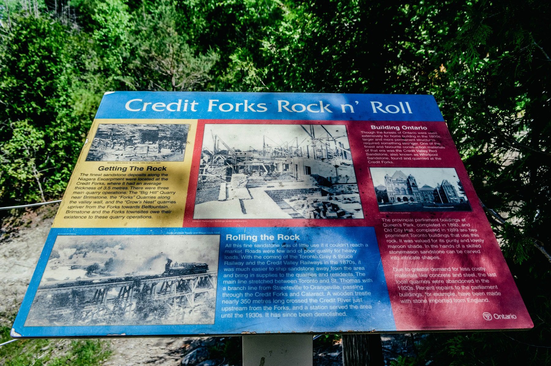 Forks Credit Provincial Park end of the trail