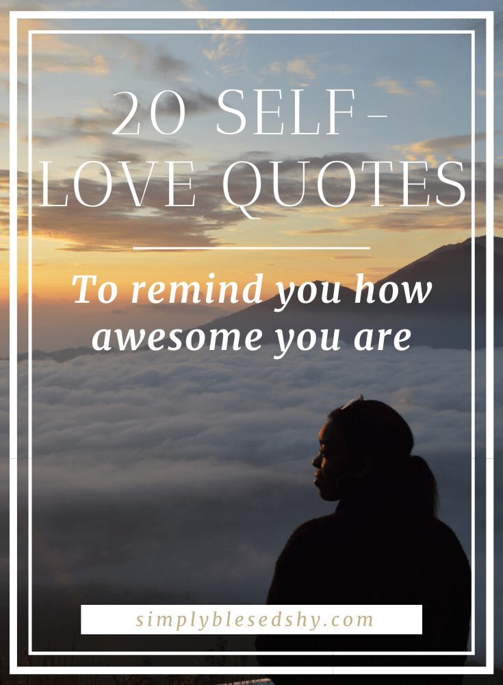 20 Self-love quotes