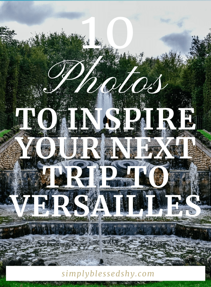 Visiting the garden of Versailles in the fall