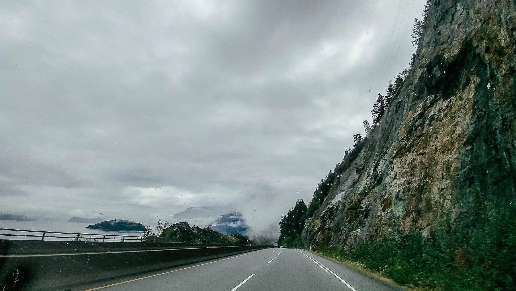 The Sea to Sky highway in Vancouver