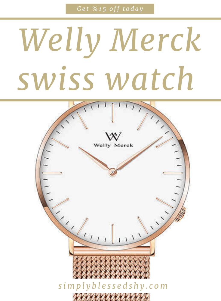 Rose gold Welly Merck watch