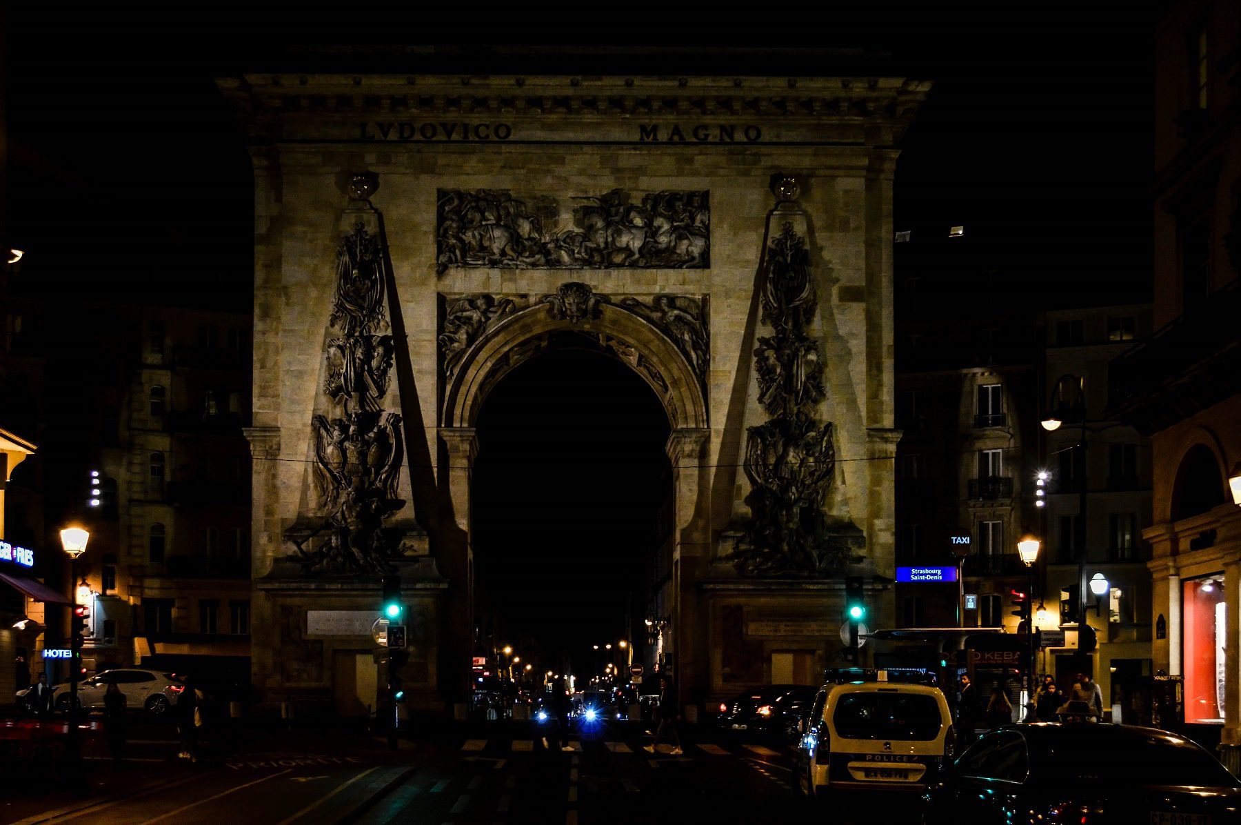 Photos of Paris at night