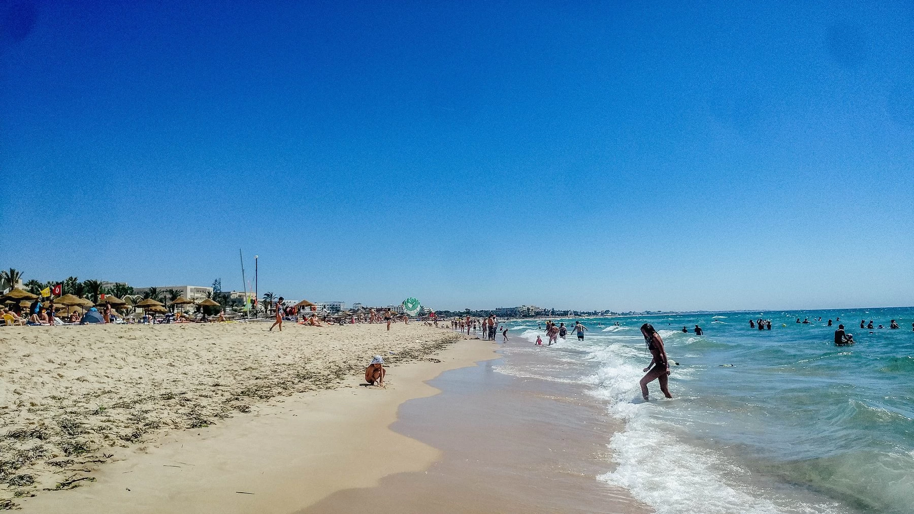 The beach is beautiful in Tunisia