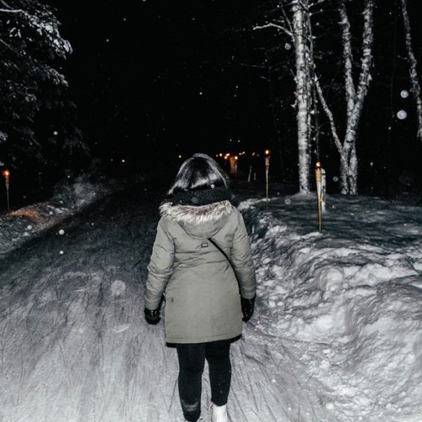 Fire and Ice night in Arrowhead Provincial Park