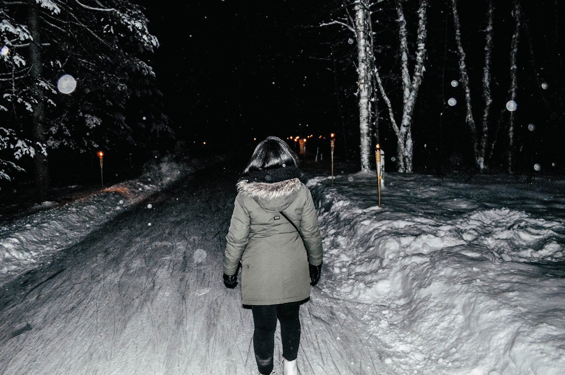 Fire and Ice night in Arrowhead Provincial Park