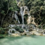 Kuang si waterfall