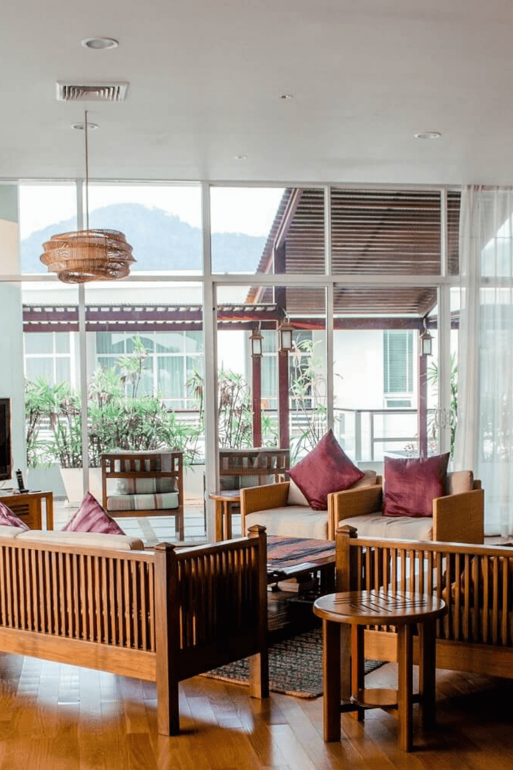 The living room in Phuket