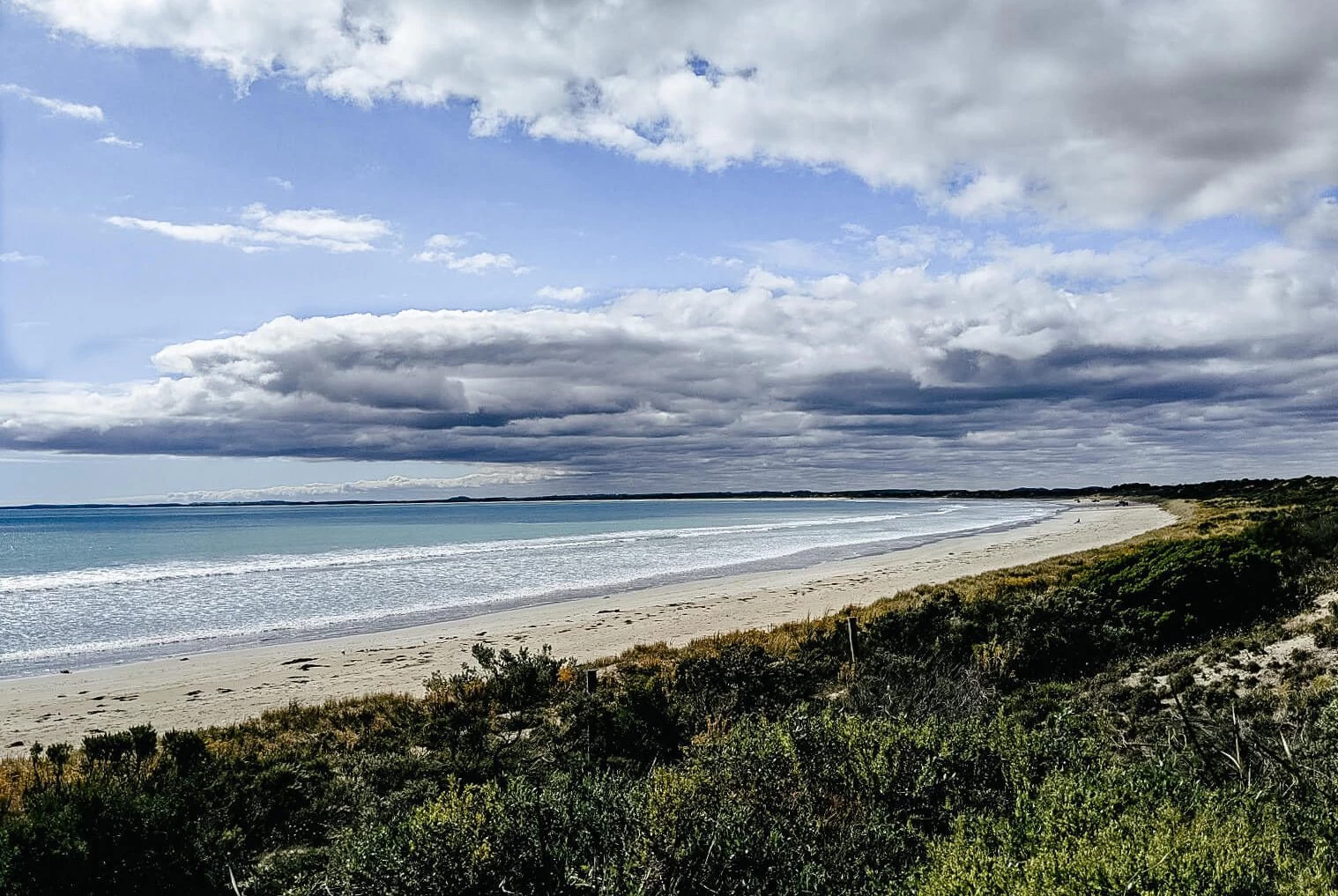 View over the beach in Robe Australia