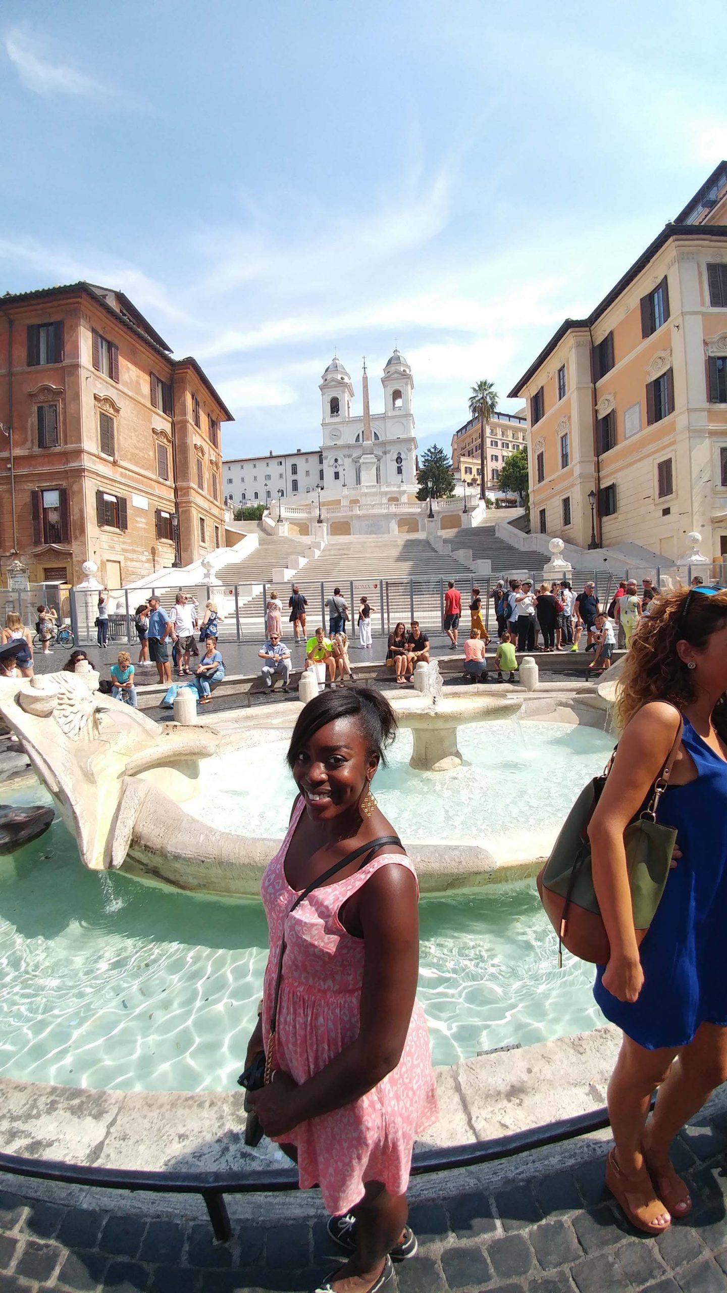 Shylo at the Spanish steps