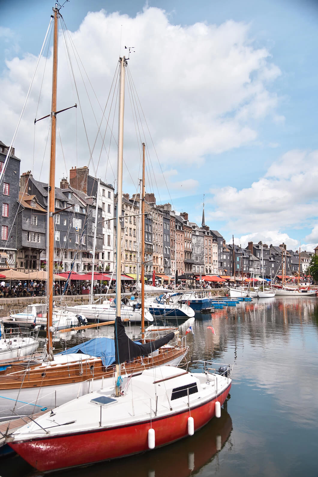 Port and boats in Honfleur